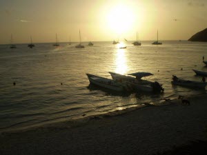 Anochecer en los roques