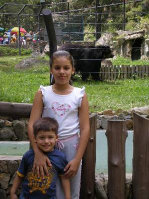 Adrian y Bermary en el Parque Chorros de Millas