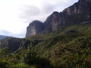 vista de roraima desde el campamento base