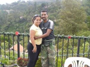 con mi novio en la posada LEO