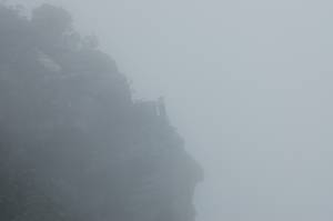 desde la cima del pico occidental