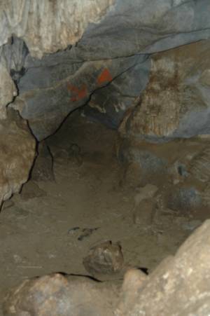 dentro de la cueva del pio