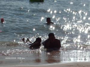 Mi esposo y yo en Cayo Sal