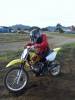 con mi moto nueva