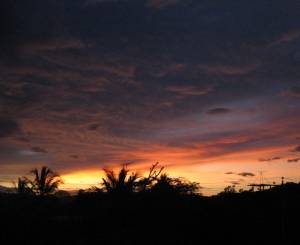 Espectacular atardecer en Higuerote !