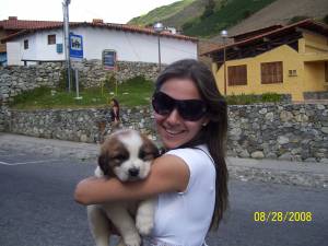 Yo con el Perrito Mucuch&iacute;es