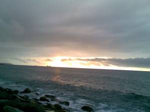 ATARDECER EN LAS COSTAS DE CATIA LA MAR