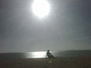atardecer en los medanos de zapara