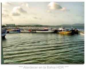 Atardecer en la Bah&iacute;a