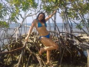 yo posando