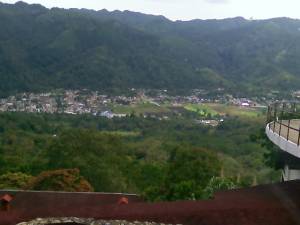 Hermosa vista del pueblo de caripe