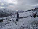 En la nevada