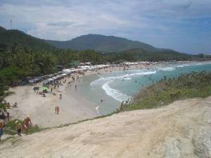 Playa Parguito en un día muy soleado!