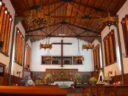 Interior de la Iglesia de Peribeca