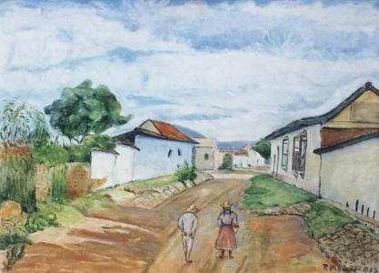 Curarigua 1957 | óleo sobre tela | 58 x 78 cms.