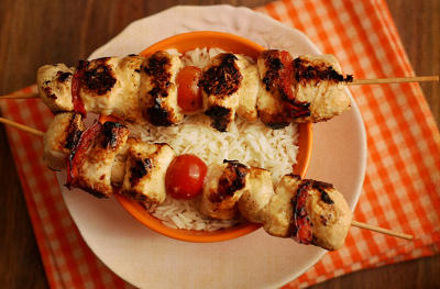 Brochetas de Pollo