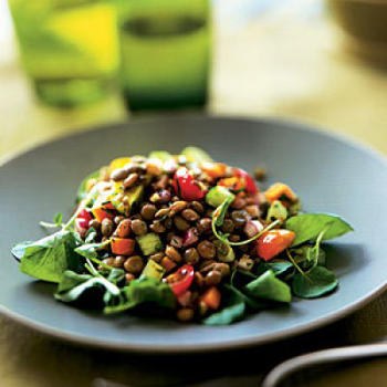 Ensalada fra de lentejas