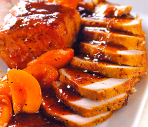 Lomo en Salsa de Durazno