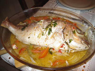 Pargo en Salsa de Piña