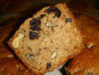 Torta de Nueces y Pasas