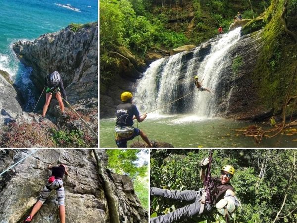 actividades de Rapel escalada canyoning y tirolina