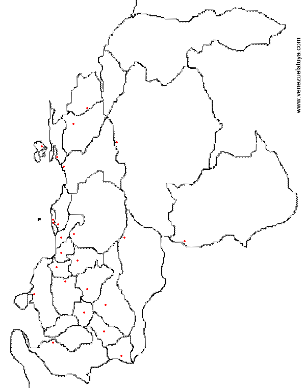 mapa de venezuela para colorear photograph