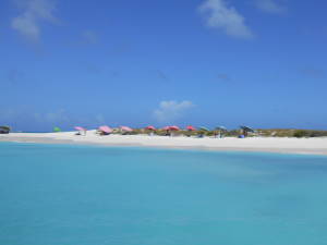 Playa en Cayo de Agua