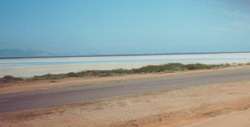 Salinas en la isla de Coche