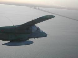 Maracaibo lake and general Rafael Urdaneta Bridge