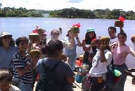 Welcome toast in Boca de Tigre