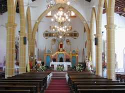 Interior of the San Simon church