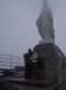 La virgen de las nieves en el teleférico