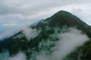 desde la cima del pico occidental