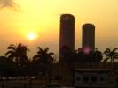 atardecer de plaza venezuela