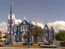 Iglesia de sta barbara ubicada al centro de la ciudad de mar