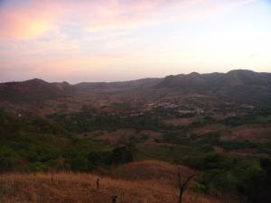 vista de valle guanape, edo anzoategui desde las torres.