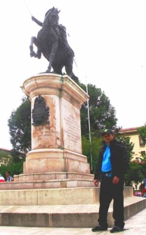 En La Plaza Bolívar de Mérida