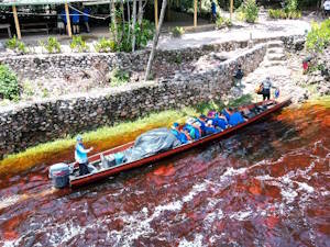 Curiara llegando al campamento base