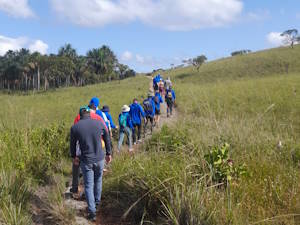 Llegando a la base del Kuravaina