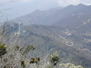 El hotel Humboldt y el pueblo de Galipán
