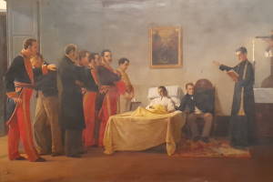 La muerte de Bolívar