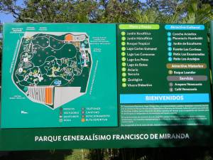 mapa parque del este