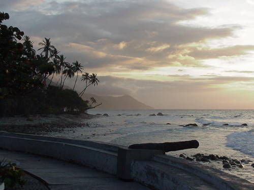 Sonnenuntergang in Puerto Colombia 