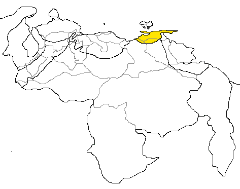 Mapa de la Cordillera Oriental