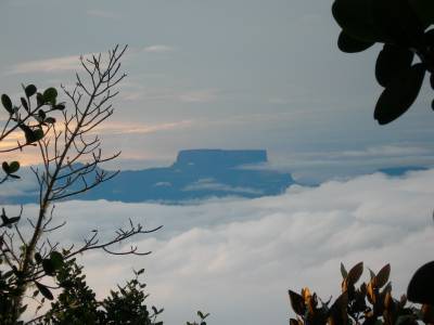 Vista de um tepuy prximo