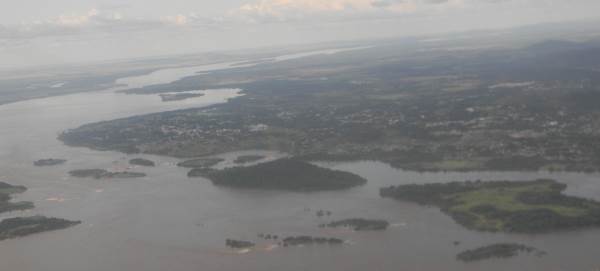 Vista aerea de Puerto Ayacucho