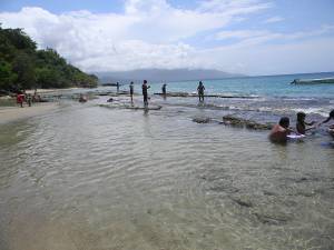 piscina natural de playa caribe