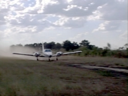 Avión en Doña Bárbara