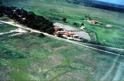 Toma aérea de Doña Bárbara