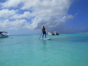 Paddle en Cayo de Agua